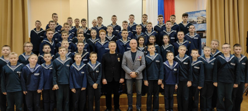 Встреча кадет с представителями Архангельского областного отделения Всероссийской общественной организации ветеранов «Боевое братство»