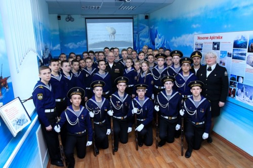Вице-адмирал Воложинский Андрей Ольгертович посетил кадетский корпус!