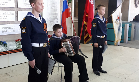 Архангельский морской кадетский корпус в День Победы!