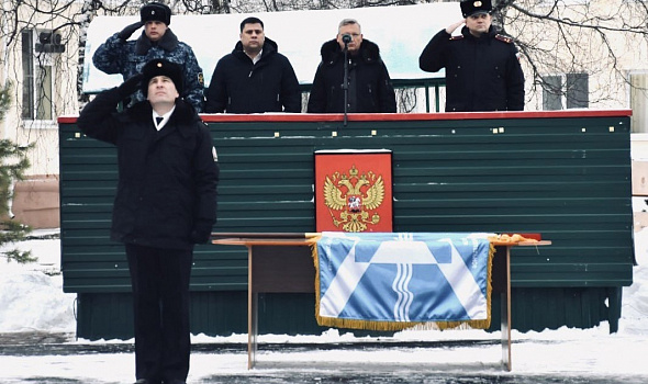 Торжественный митинг, посвящённый Дню Героев Отечества и вручению нового знамени кадетскому корпусу