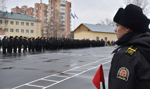 Церемония «Посвящение в ряды Российских кадет»