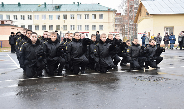 Церемония «Посвящение в ряды Российских кадет»