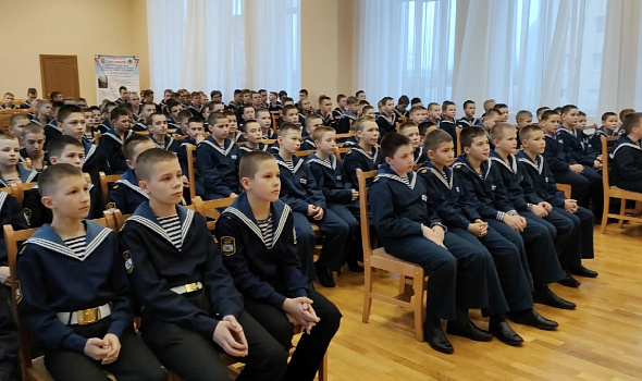 Встреча кадет с представителями Архангельского областного отделения Всероссийской общественной организации ветеранов «Боевое братство»