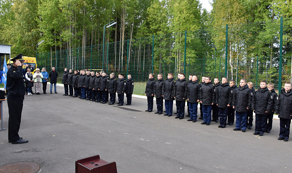Традиционный турслёт, посвящённый вручению кадетских беретов вновь поступившим воспитанникам корпуса