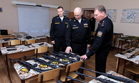 Вице-адмирал Воложинский Андрей Ольгертович посетил кадетский корпус!